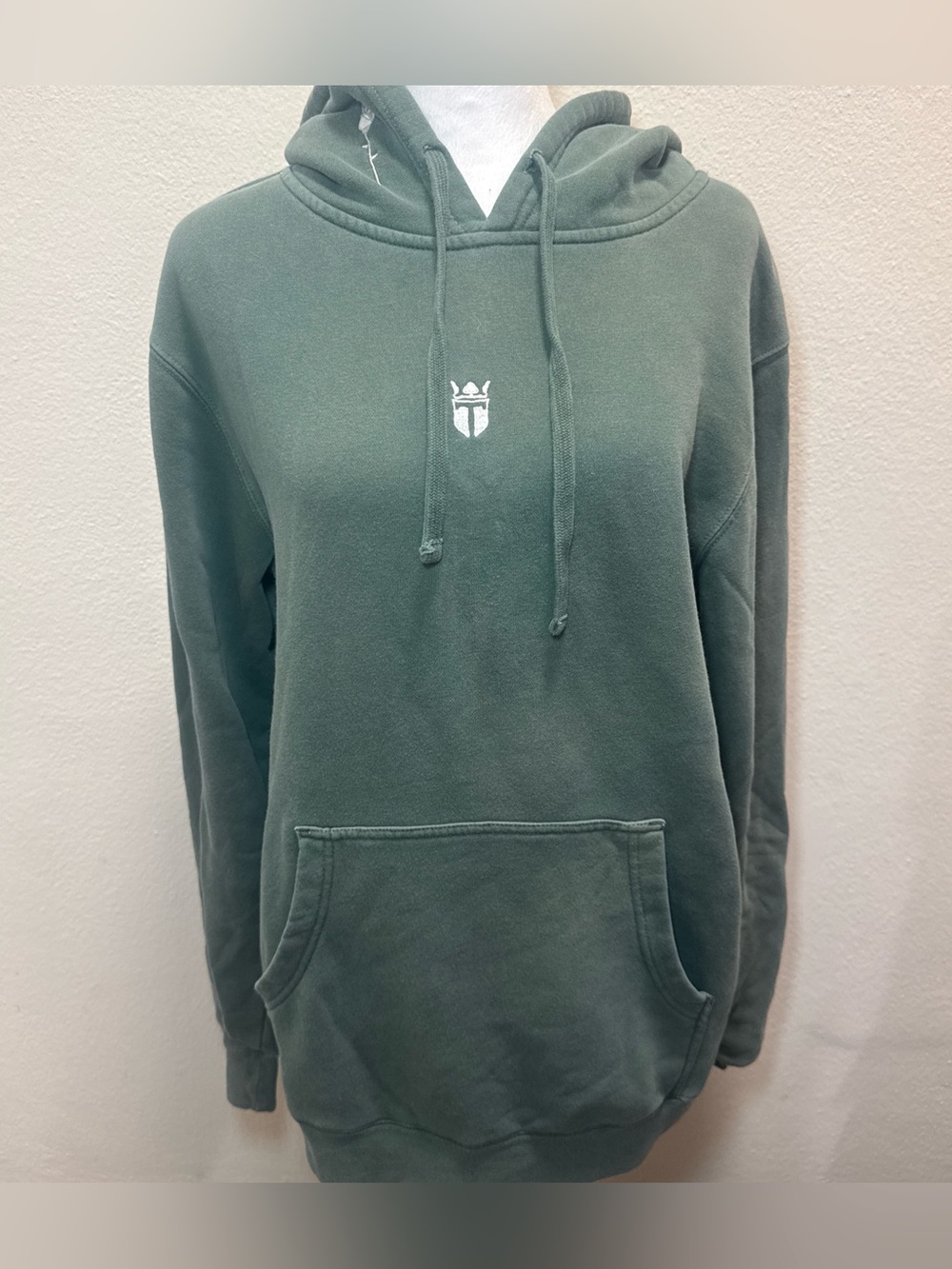 Teeqo Green Embroidered Hoodie